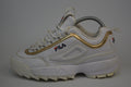 FILA Womens Disruptor II Metallic Sneakers Lifestyle