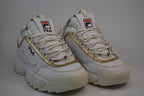 FILA Womens Disruptor II Metallic Sneakers Lifestyle