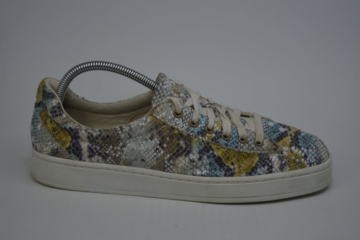 Sprit Multi Python Leather Sneakers