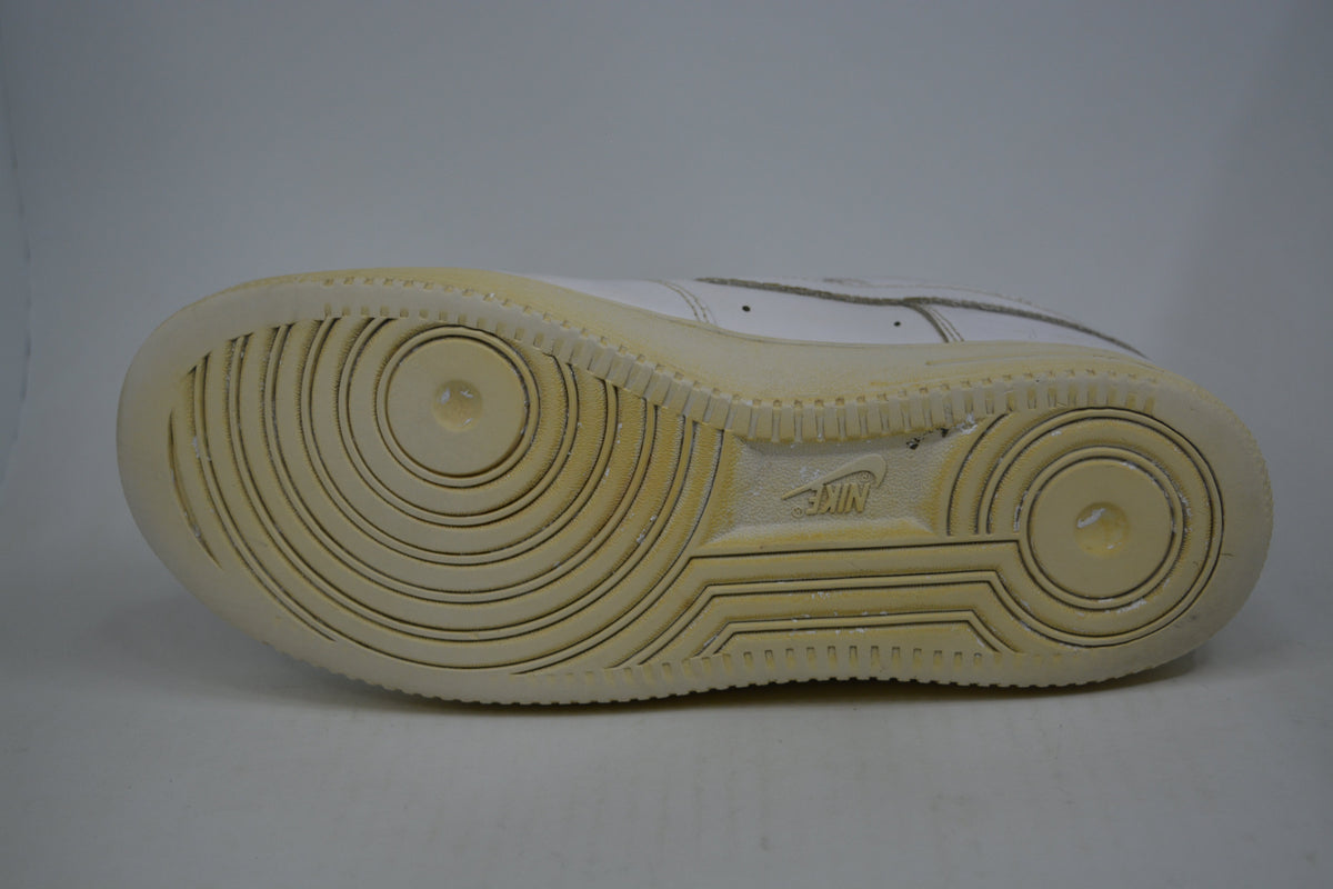 Nike Air Force - White & Gold Men's Size 8