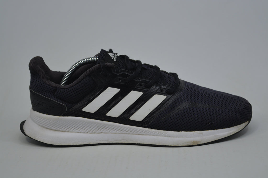 Adidas RunFalcon Black & White Sneaker Shoes Kids Unisex Size 1
