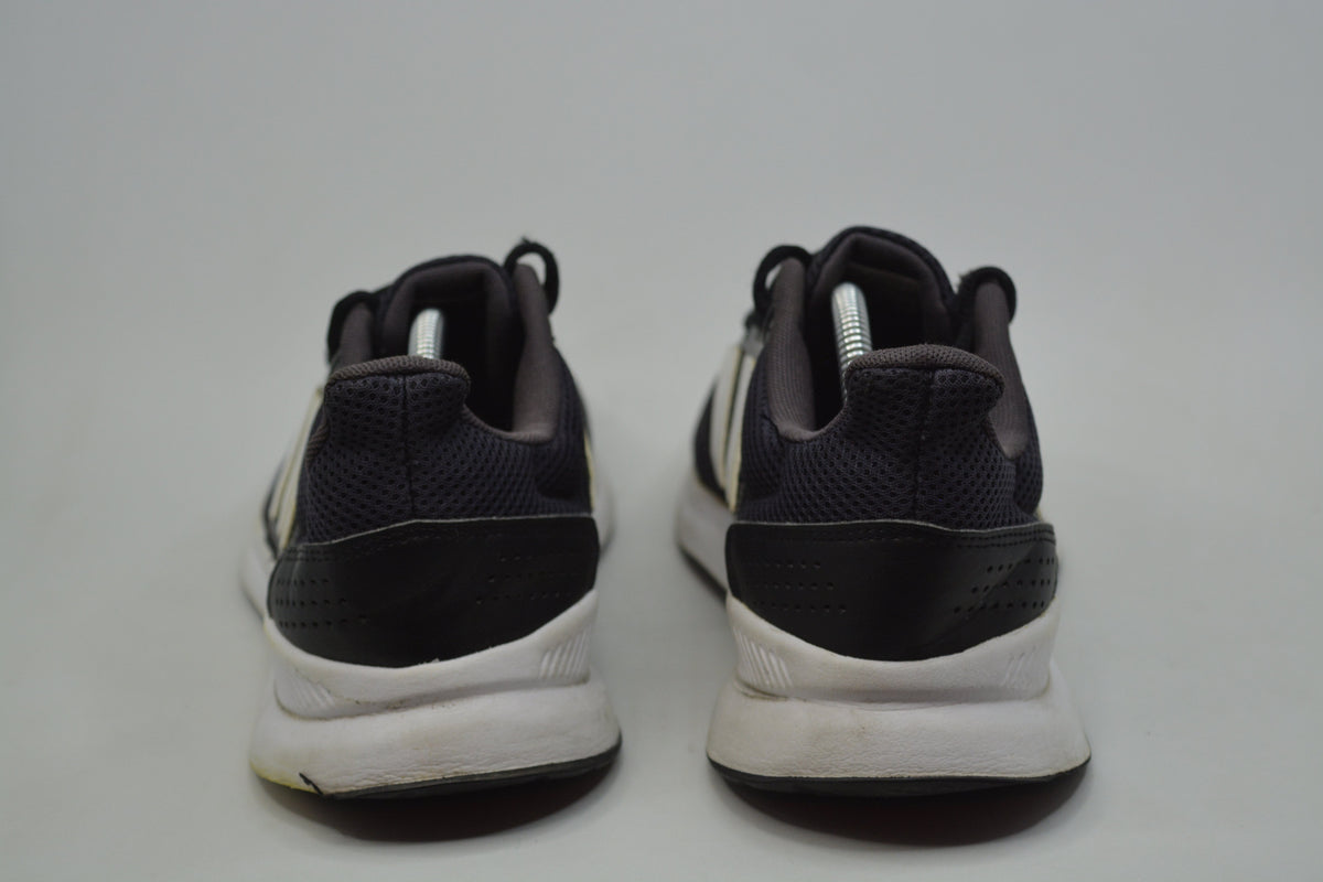 Adidas RunFalcon Black & White Sneaker Shoes Kids Unisex Size 1