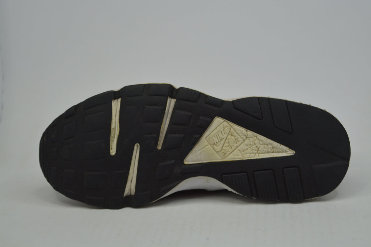 NIKE AIR HUARACHE RUN FLAT SPIN 318429 606 LASER CRIMSON Burgandy RED SIZE 7.5