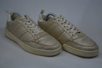 Leather Trainers Shoes - Golden Color