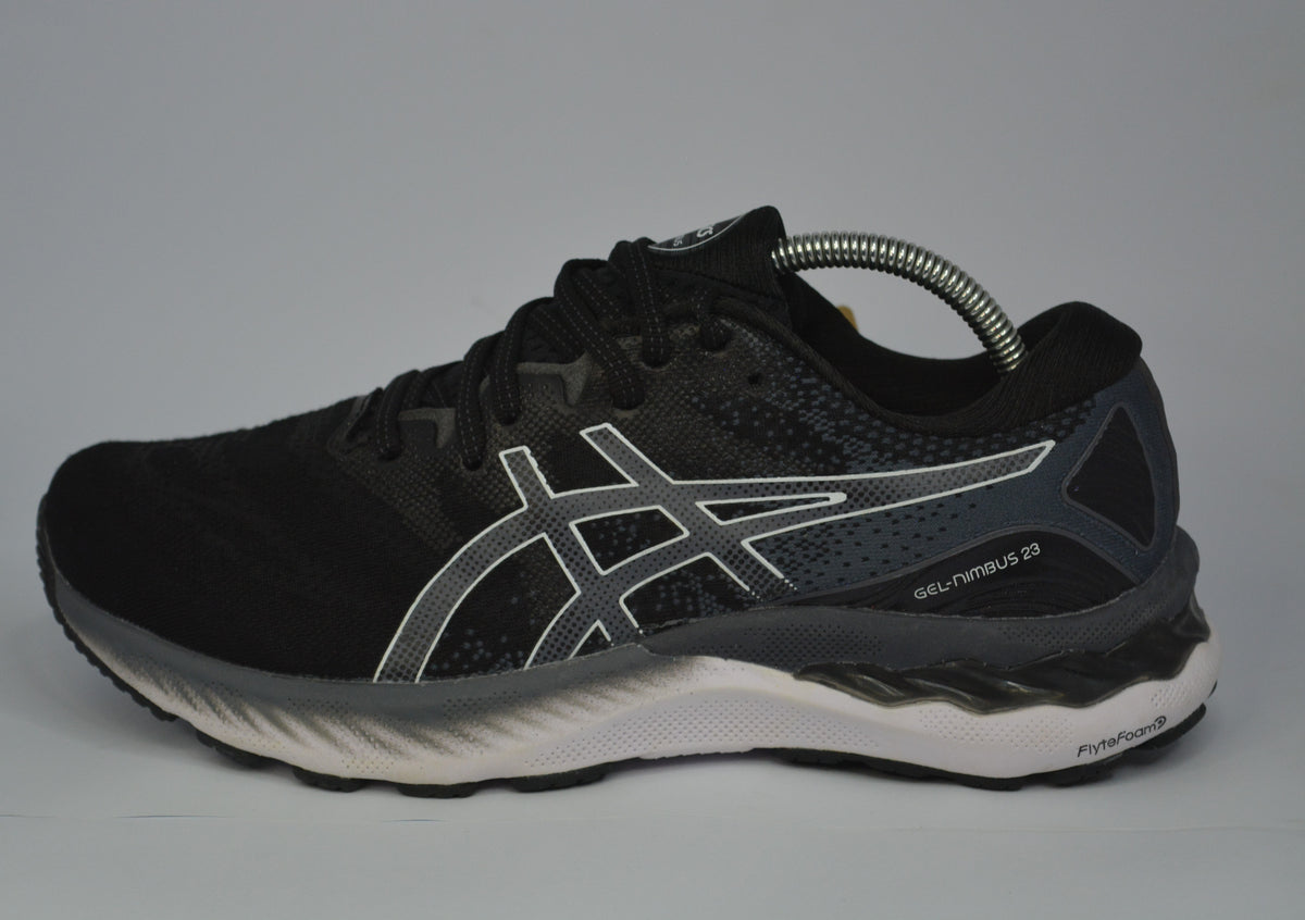 Asics Gel-Nimbus 23 Mens Black Running Trainers | BOUNTY