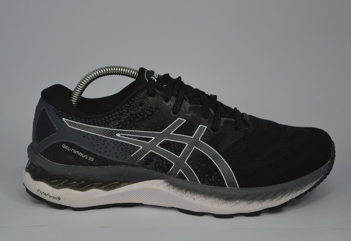 Asics Gel-Nimbus 23 Mens Black Running Trainers | BOUNTY
